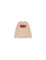 sudadera levis batwing crewneck nino beige