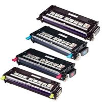 original multipack dell 2145cn printer toner cartridges 4 pack -593-10372