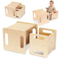 mesa y silla montessori 6 en 1 para ninos desde 3 anos