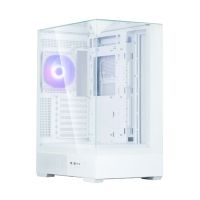 caja zalman p40 prism atx 3xvent 120mm argb 2xusb 30 blanco sin fuente