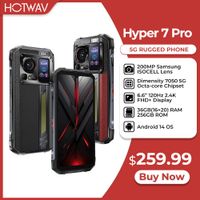 hotwav hyper 7 pro telefono resistente dimension 7050 5g 200mp android 14 66 fhd  120hz smartphone 36gb 256gb 10800mah 33w telefono movil