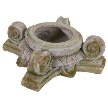 Macetero magnesio gris 45x45x16h cm