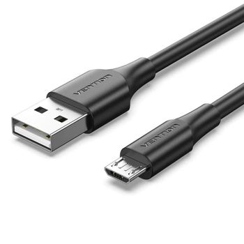 Vention CTIBF Cable USB 2.0 Macho a MicroUSB Macho 1m Negro