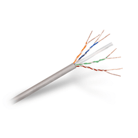 aisens cable de red rj45 cat6 utp rigido awg24 gris 100m