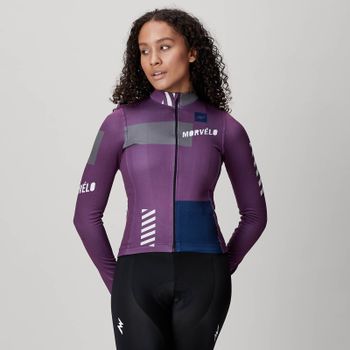 Morvelo Women's RADIUM Merino Jersey - M - Purple