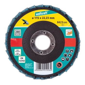 Discos De Fieltro Para Lijar Y Pulir Para Amoladora Angular Wolfcraft Ø 125