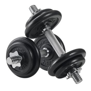 Juego de Mancuernas Ajustables Fitness, Tipo Ⅲ / Negro
