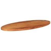 tablero de mesa  tablero escritorio ovalado madera maciza de acacia 140x50x38 cm