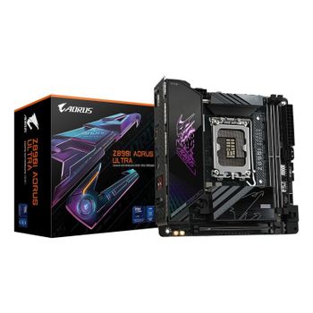Placa Base Gigabyte Z890I AORUS Ultra LGA 1851 mini ITX Thunderbolt 4 Wi-Fi 7 2.5GbE DDR5