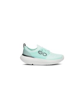Zapatillas de Running Oofos Recovery Oomy Stride X1 Mujer Blanco/Mint