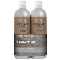 tigi bed head for men wash and care clean up tween set daily shampoo 750ml and peppermint conditioner 750ml