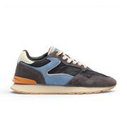 hoff para hombre 22602403 zapatillas de piel city chroma gris 40 plano ante cordones casual