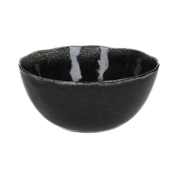 Ensaladera de gres negro