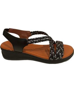 de MAWEN SANDALIA CUNA MUJER NEGRO
