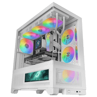 caja atx semitorre mars gaming mclcdx blanco cristal templado continuo lcd gpu 425mm 3x25 o 3x35