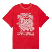 camiseta puma hoops x tortugas ninja roja