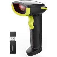 escaner de codigo de barras inateck bcst-21-aigreen handscanner verde y negro