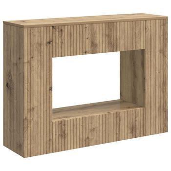 Mesa Consola Roble Artisan 101 X 29 X 74 Cm Vidaxl