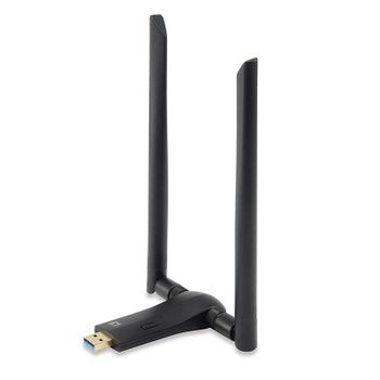 LevelOne WUA-1810E AC1200 Adaptador de Red Wifi USB 3.0 Doble Banda