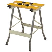 durhand banco de trabajo plegable 4 en 1 mesa de trabajo con 4 abrazaderas 2 manivelas 625x605x785 cm natural y gris