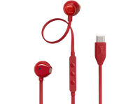 auriculares de boton - jbl tune 305c intraurales bluetooth con cable microfono red