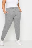 yours joggers grises con tacto suave mujer curvy y tallas grandes yours