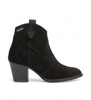 pepe jeans para mujer pls50491 botines de piel luna sand negro 38 3 a 5cm cremallera casual