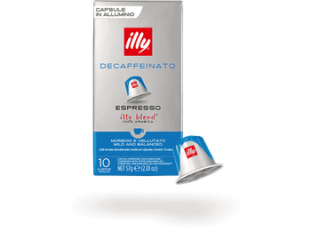 Cápsulas monodosis - Illy Descafeinado, 100% Arábica, Compatible con Nespresso®