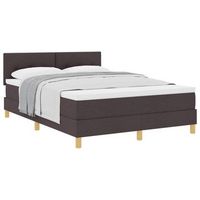 cama tapizada 203x144x88 cm  - marron
