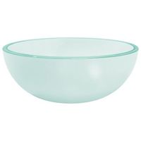 lavabo de bano moderno  lavabo de vidrio templado esmerilado 30x12 cm