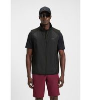 boss para hombre 50533761 chaleco con detalles reflectantes decorativos negro l casual poliester