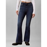 calvin klein jeans jeans high rise flare midt para mujer