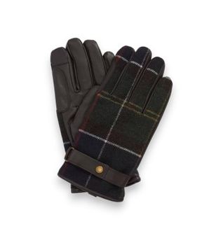 Barbour para hombre. MGL0051 Guantes Newbrough Tartan Classic multicolor (M), Casual, Lana