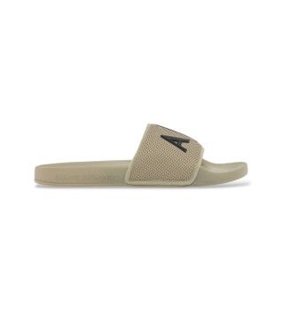 A|X Armani Exchange para hombre. XUP001XV820Z7016 Chanclas Casual verde (42), Plano, Ninguno, Beachwear