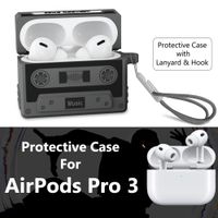 para airpods pro 3 funda protectora divertida viene con cordon y gancho funda protectora gruesa para funda airpods pro3