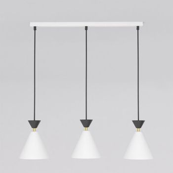 Lámpara de techo verusa blanco (3 luces)