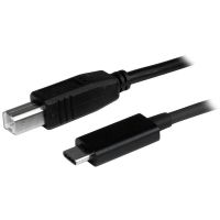 startech cable de impresora usb 20 b a usb-c 1m negro