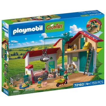 PLAYMOBIL Country Granja grande, Juego de figuras +4 años - 72160