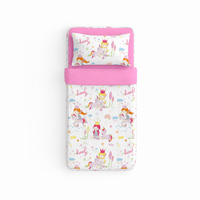 cool kids - saco nordico infantil estampado 100 algodon - con o sin relleno - extrasuave - para cama de 90 cm - fabricado en espana