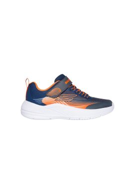 Zapatillas Skechers Microspec Advance Azul/Naranja Niño