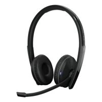 auriculares epos adapt 260 inalambricos bluetooth con cancelacion de ruido y microfono negro