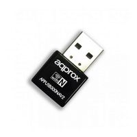 approx adaptador inalambrico n 300mbps nano usb