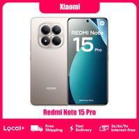 xiaomi redmi note 15 pro 4g 8gb 256gb 12gb 512gb pantalla amoled de 677 mtk helio g200-ultra camara de 200mp bateria de 6500mah