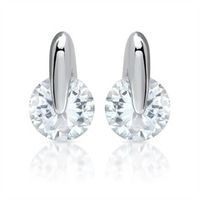 pendientes exclusivos de plata 925 con circonita