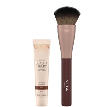 Vita Liberata Beauty Blur & Face Tanning Brush Bundle (Various Shades) - Dark
