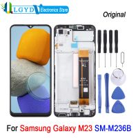 pantalla lcd con marco para telefono samsung galaxy m23 sm-m236b montaje completo de digitalizador pieza de repuesto