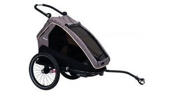 Remolque para ninos xlc mono s 20   gris antracita beige
