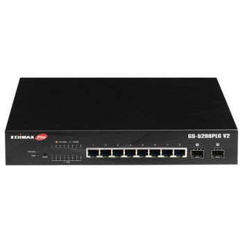Edimax Pro GS-5208PLG V2 Switch Gestionado 8 Puertos Gigabit PoE+ + 2 Puertos SFP