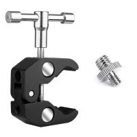 pinzas de abrazadera de garra de cangrejo soporte de clip para tripode de camara monopie soporte de flash de estudio brazo de tripode accesorios de camara