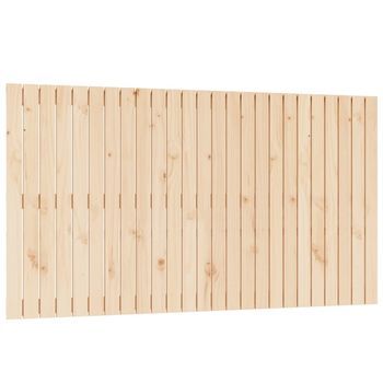 Cabecero，cabecero De Cama，panel De Cabecera De Cama De Pared Madera Maciza De Pino 159,5x3x90 Cm